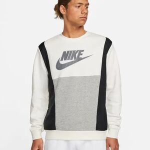 Nike Sportswear Hybrid Fleece Sweatshirt - Sail